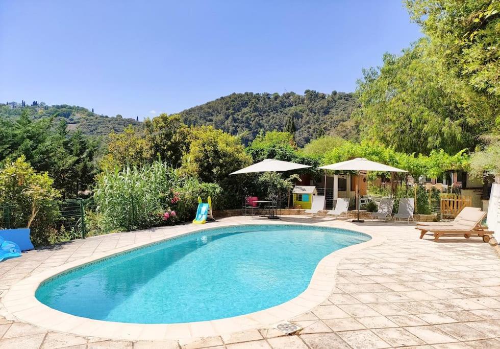 Villa Un Brin De Paille Cagnes-sur-Mer Exterior foto